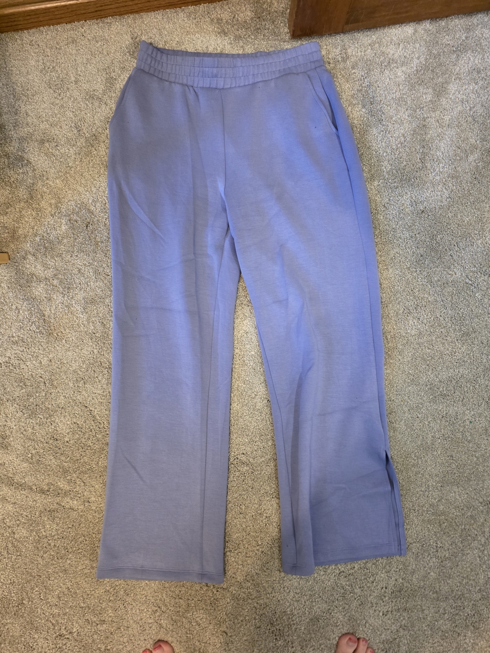 Sincerely Jules Lavender Men’s Sweatpants with Side Slit
